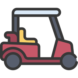 Golf cart icon