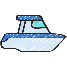 Speed boat icon