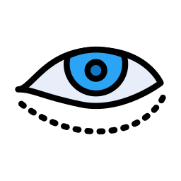 cirujía de ojo icono