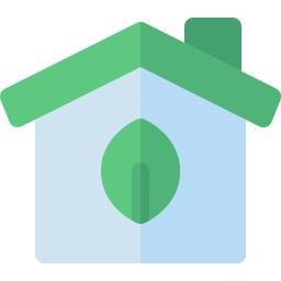 Eco house icon