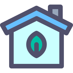 Eco house icon