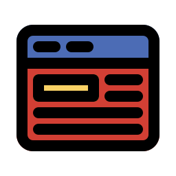 Landing pages icon