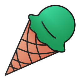 cucurucho de helado icono