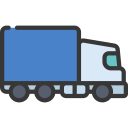 semi vrachtwagen icoon