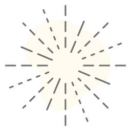 resplandor solar icono