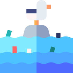 Морской мусор иконка