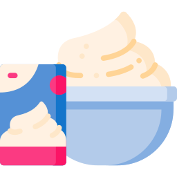 Whip cream icon