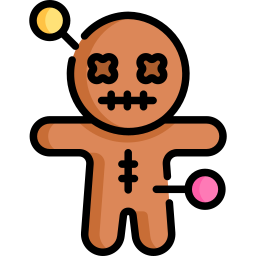 Voodoo doll icon