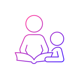 Reading book icon