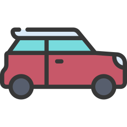 Hatchback car icon