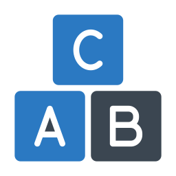 Блок abc иконка