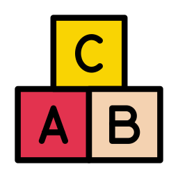 Abc block icon