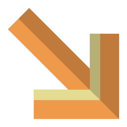 Down right arrow icon