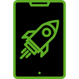 Rocket launch icon