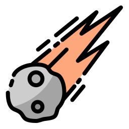 meteorito icono