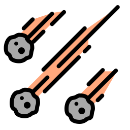 deszcz meteorów ikona