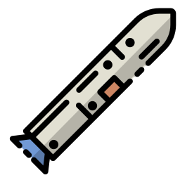 Запуск ракетного корабля иконка