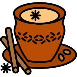 Масала чай иконка
