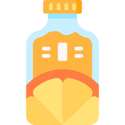 bottiglia di succo icona