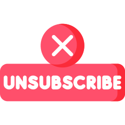 Unsubscribe icon