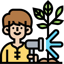 Watering plants icon