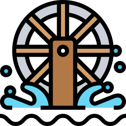 Water mill icon