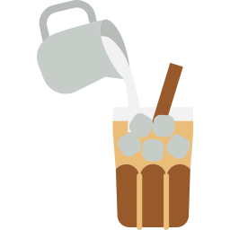 Milk tea icon