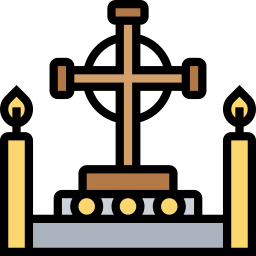byzantijns kruis icoon