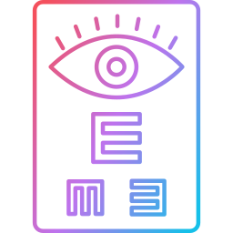 Eye test icon