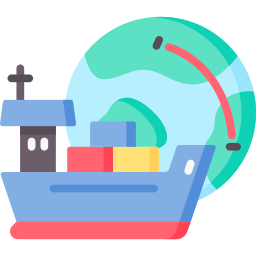 Cargo ship icon