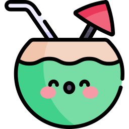 Coconut drink icon