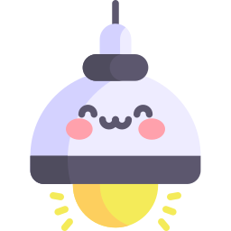 Ceiling lamp icon