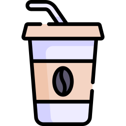 Ice coffee icon