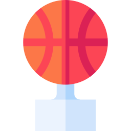 Basketball trophy icon