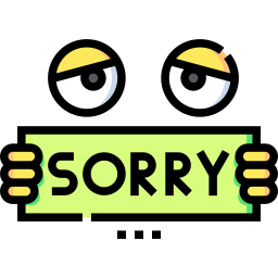 sorry icoon