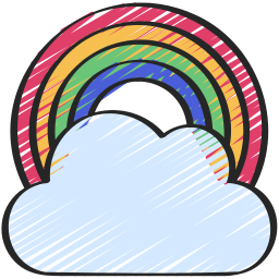 arc-en-ciel Icône