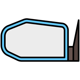rétroviseur extérieur Icône