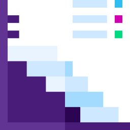 gráfico de gantt Ícone