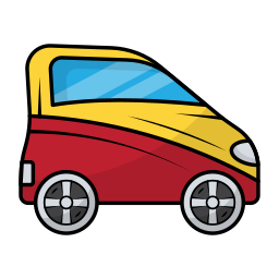 coche sin conductor icono