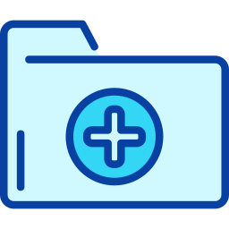 Medical folder icon