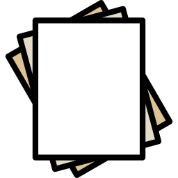 Paper sheet icon