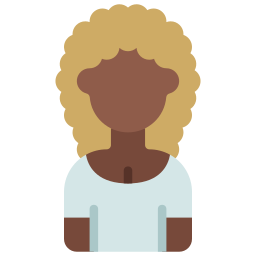 Afro hair icon