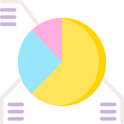 diagramme circulaire Icône