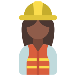 Construction worker icon