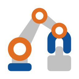 Robot arm icon