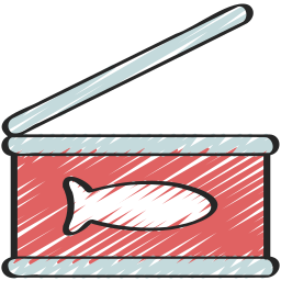 lata de atum Ícone