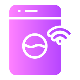 Smart washing machine icon