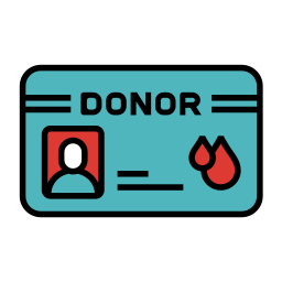 Donor card icon