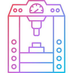 máquina de prensa icono