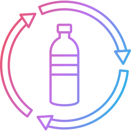 recyclingflasche icon